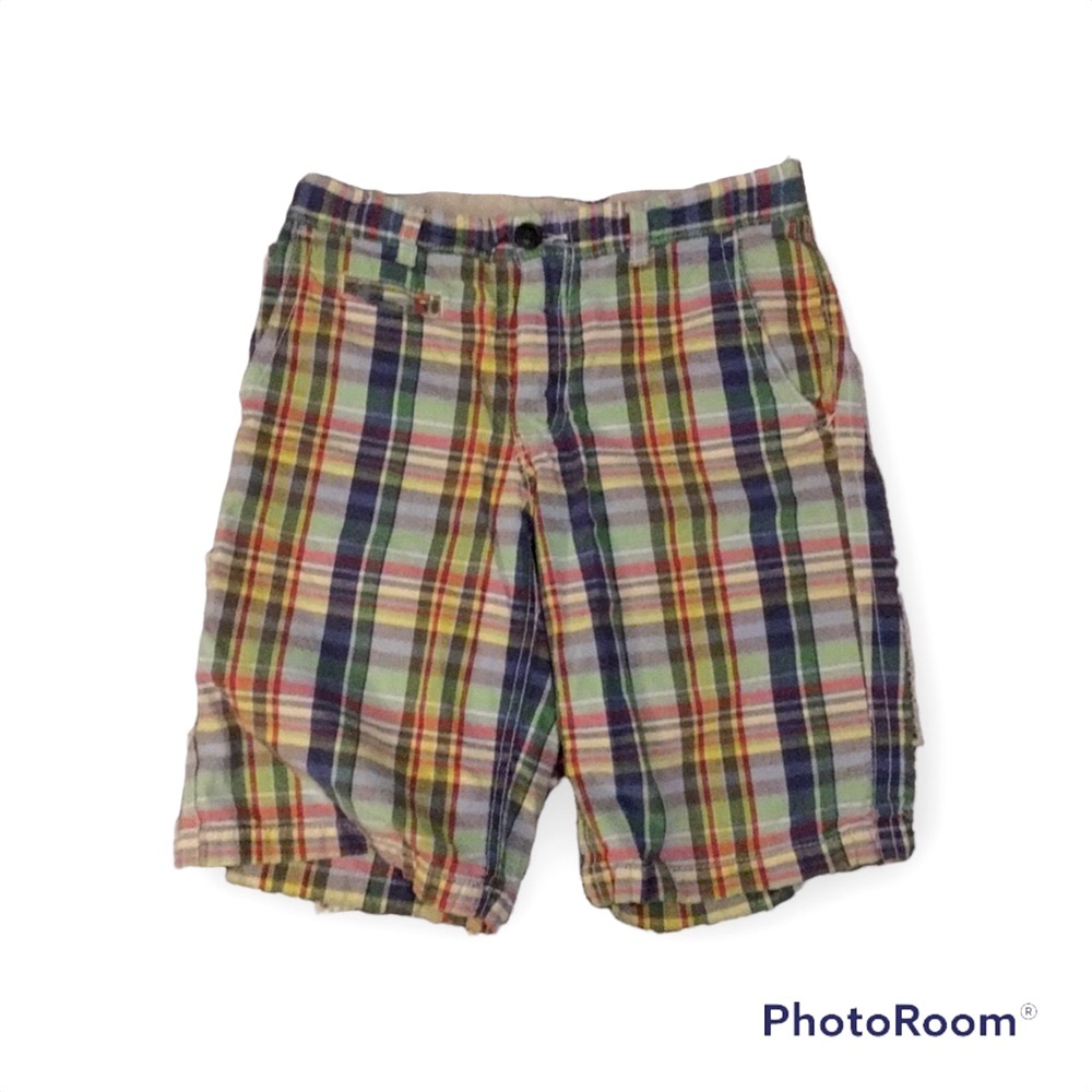 Gap Kids boys multi color madras shorts